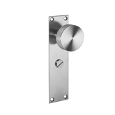 Zermatt Privacy Satin Stainless Steel Tone